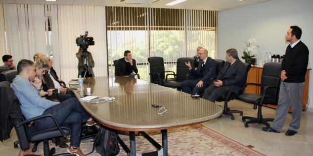 Encontro ocorreu na sala da presidência