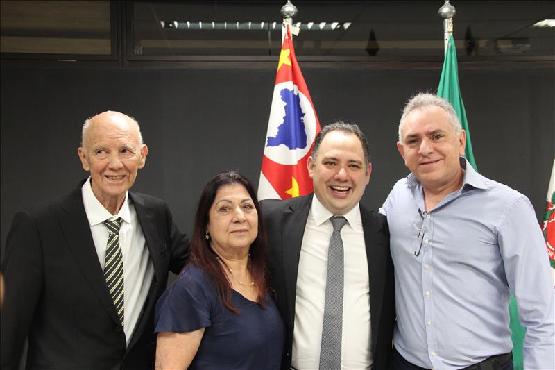 Familiares participaram da posse 