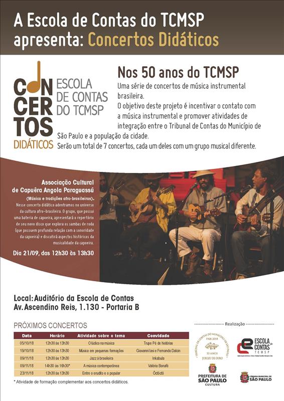 Confira o folheto e a programação do evento