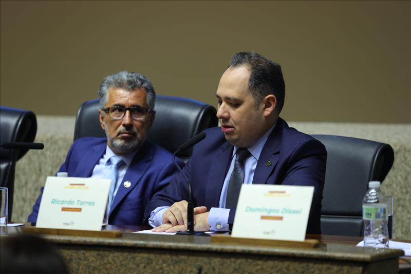 Conselheiros João Antonio e Ricardo Torres