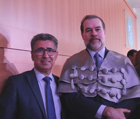 Conselheiro João Antonio e presidente do STF, Dias Toffoli 