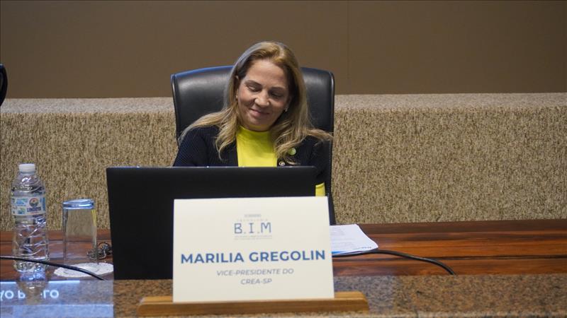 Marília Gregolin, vice-presidente do CREA-SP
