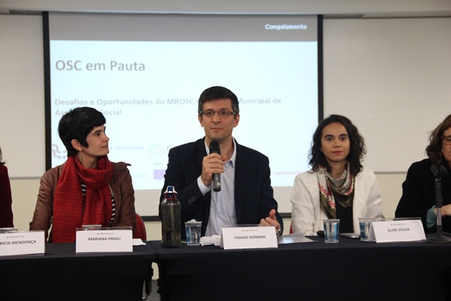 Aline Souza e Thiago Donnini, pesquisadores da FGV Direito SP