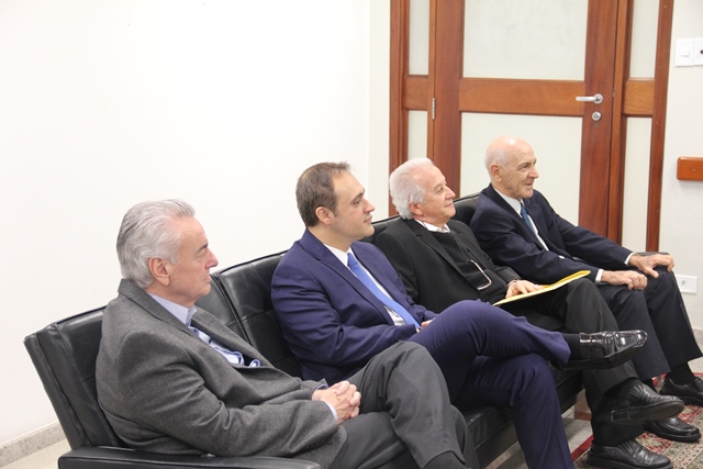 Da esq. para a dir.: Domingos Dissei, Leandro Galluzzi, Edson Simões e Aloísio de Toledo Cesar