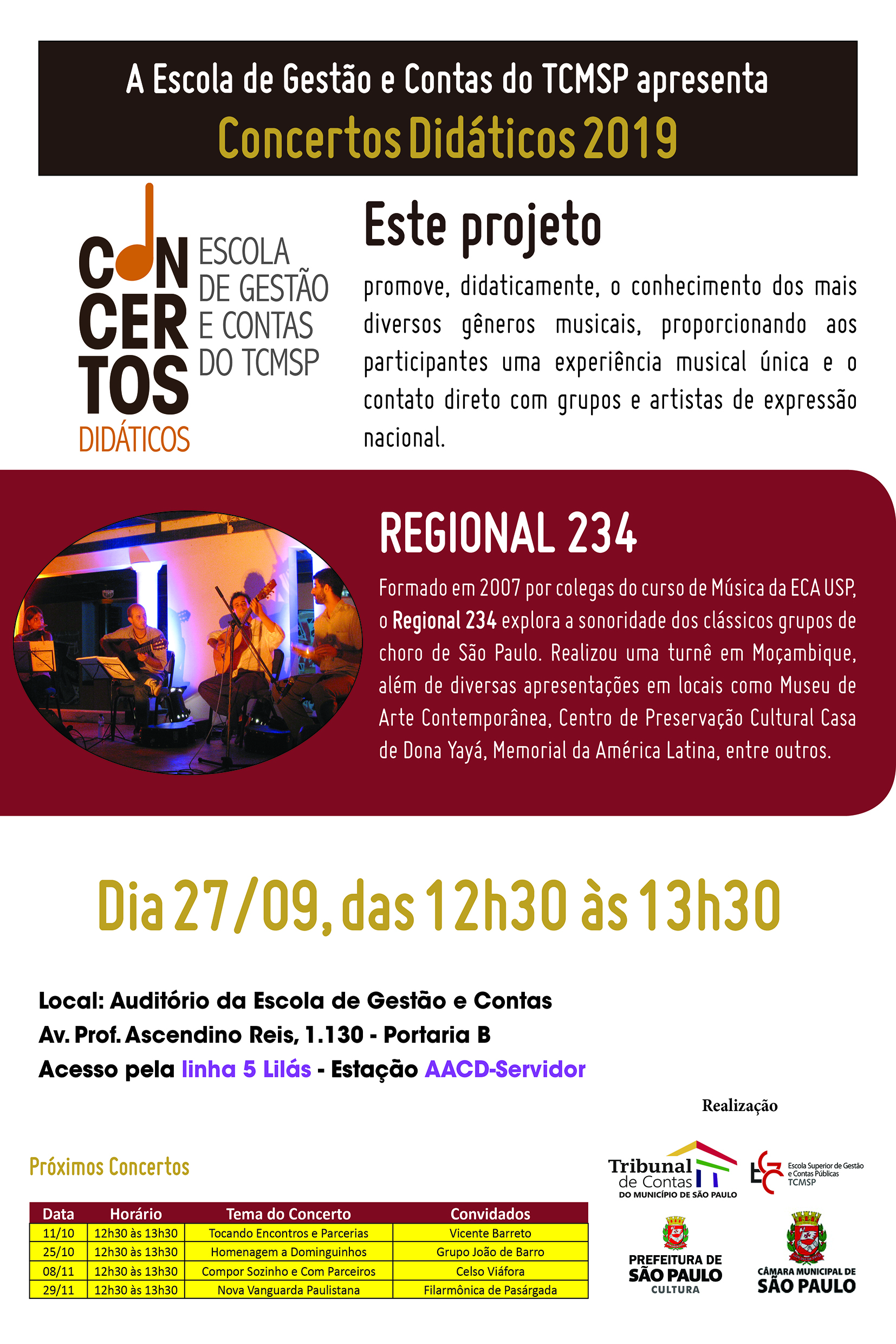 Programação do evento