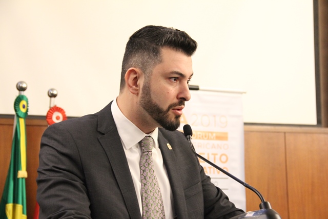 O presidente da Câmara, vereador Eduardo Tuma