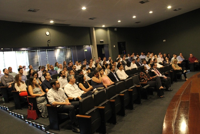 Evento foi realizado no auditório da Escola de Gestão e Contas Públicas do TCMSP