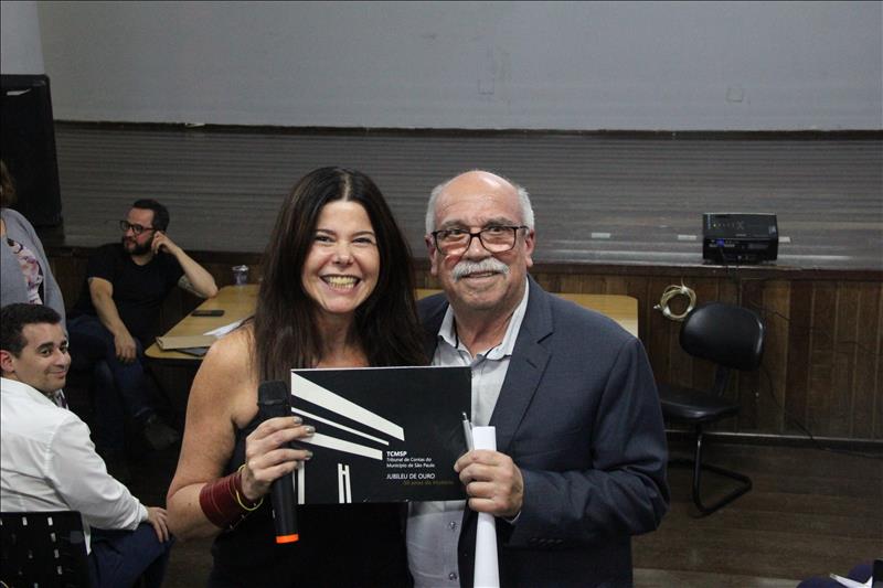 Ganhador do livro comemorativo do Jubileu de Ouro do TCMSP
