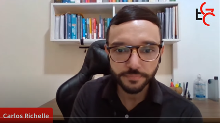 Mediador da palestra Carlos Richelle 