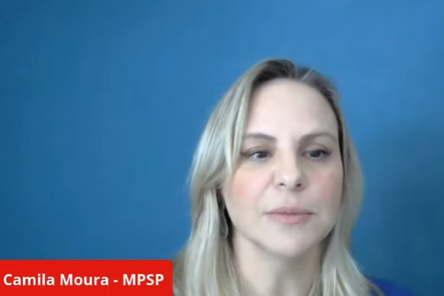 A palestrante falou sobre o intercâmbio de dados que resultou na investigação da “máfia dos fiscais