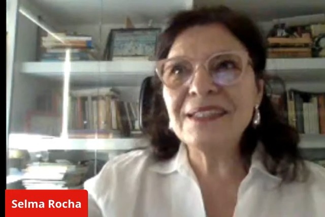 A professora destacou a importância de se retomar a prática de Paulo Freire como gestor