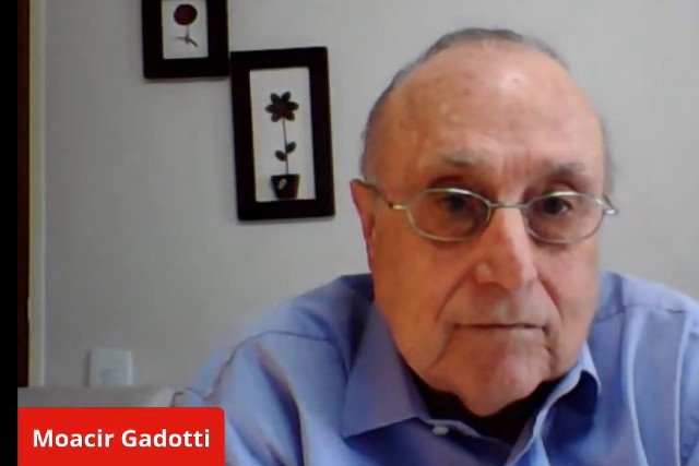 O palestrante foi chefe de gabinete da Secretaria Municipal de Educação da gestão Paulo Freire