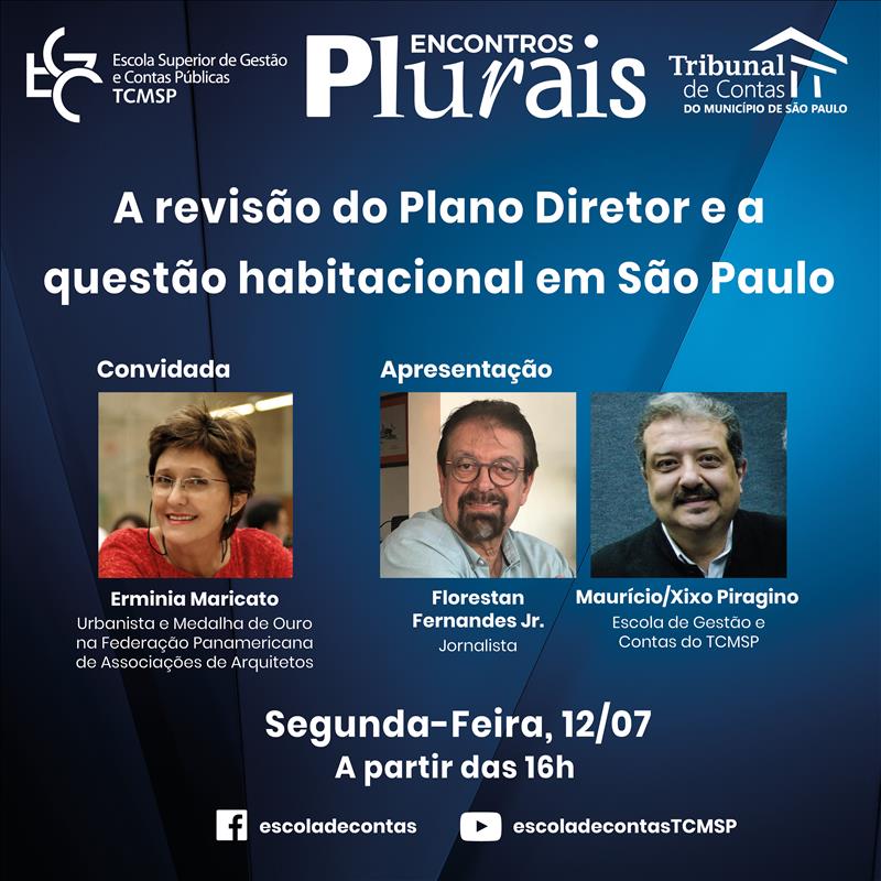 Programa Encontros Plurais – entrevista com Erminia Maricato