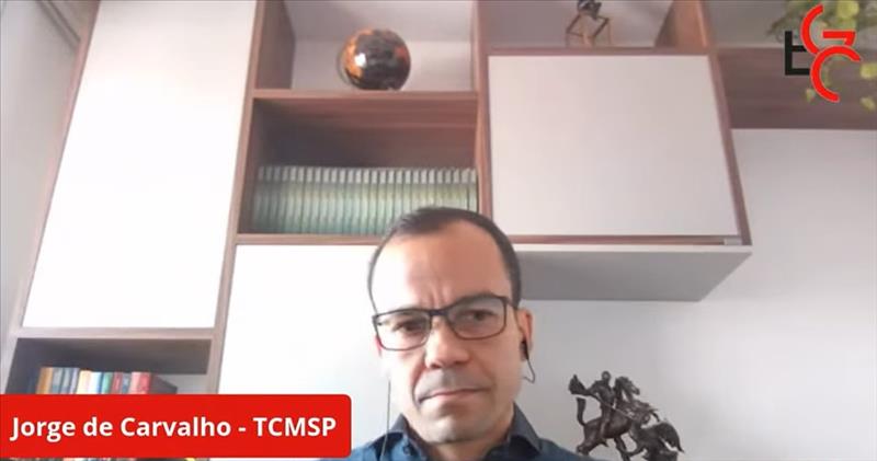 Jorge de Carvalho, mediador do evento e auditor de Controle Externo do TCMSP
