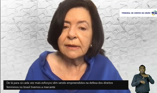 A presidente do TCU, Ana Arraes, destacou a importância de ações pontuais dos órgãos de controle no combate à desigualdade de gênero