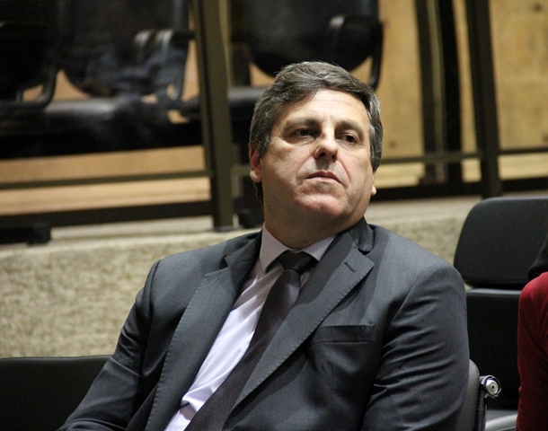 O chefe do Núcleo de Tecnologia e Informação, Mário Toledo Reis, trouxe ao público o sistema ÍRIS