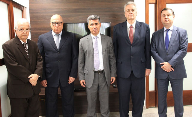 Colegiado do TCM durante posse para 2018