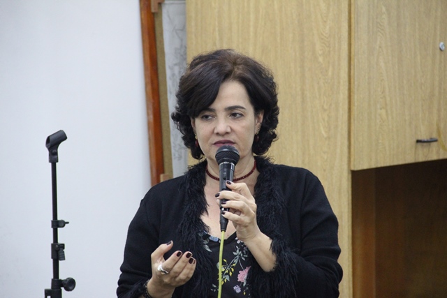 A subprefeita da Freguesia/Brasilândia, Sandra Santana, falou sobre a importância da visita do TCMSP