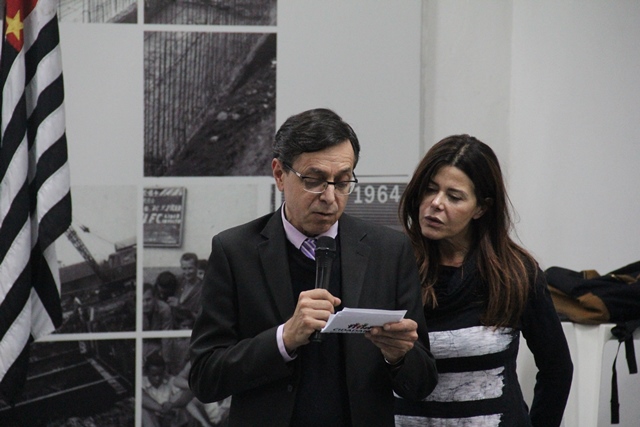 Os assessores da Presidência Rosano Maieto e Sandra Caruso responderam às perguntas dos moradores da região