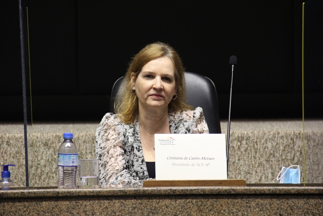Conselheira Cristiana de Castro Moraes, presidente do Tribunal de Contas do Estado de São Paulo (TCE)