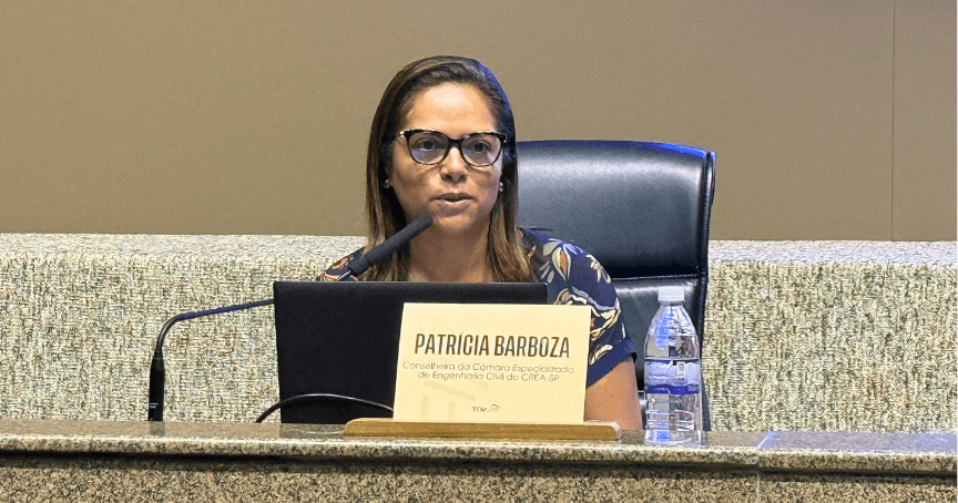 Patrícia Barbosa, Conselheira de Câmara Especializada de Engenharia Civil do CREA-SP